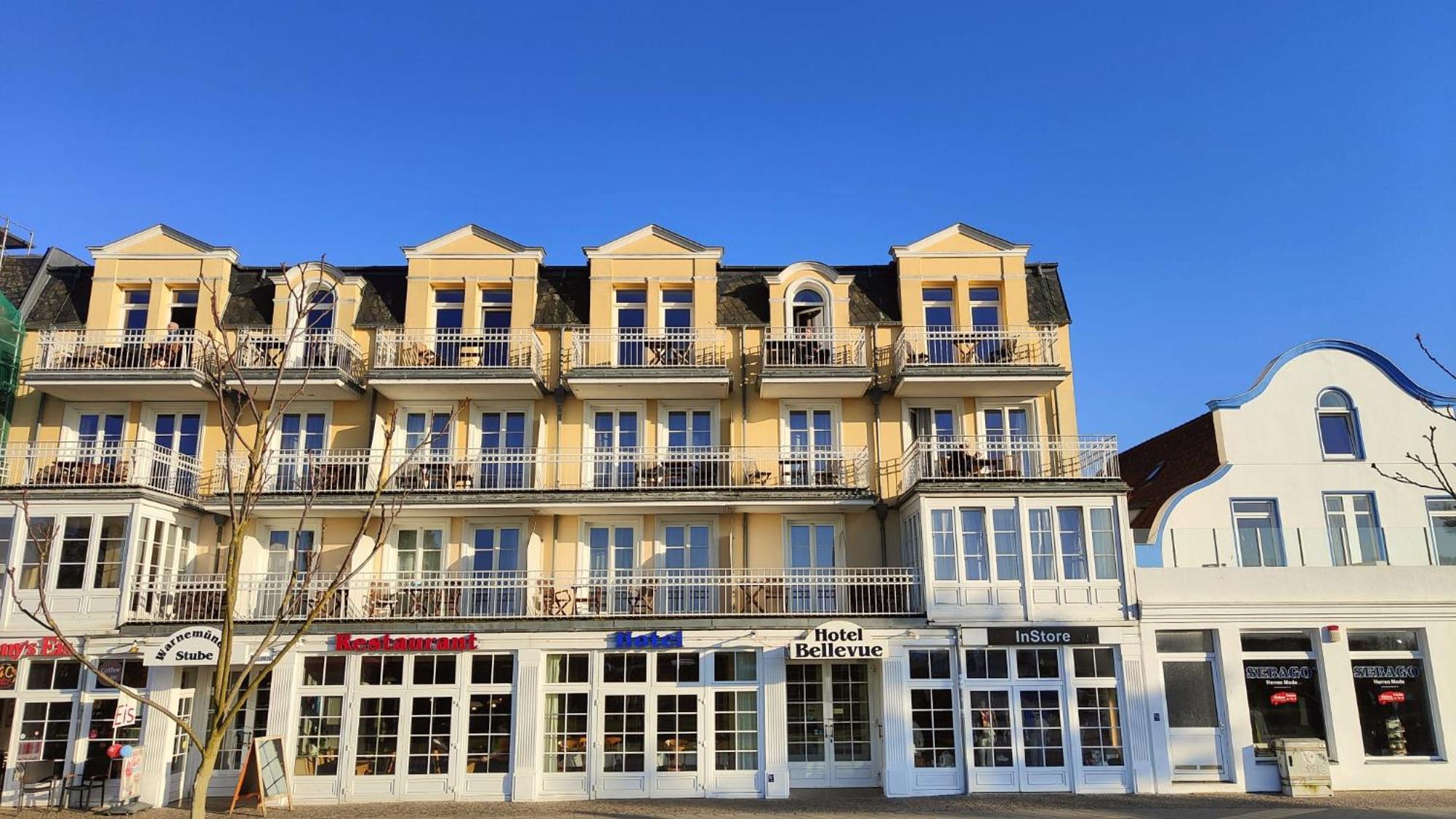Hotel Bellevue Warnemünde Rostock Exterior foto
