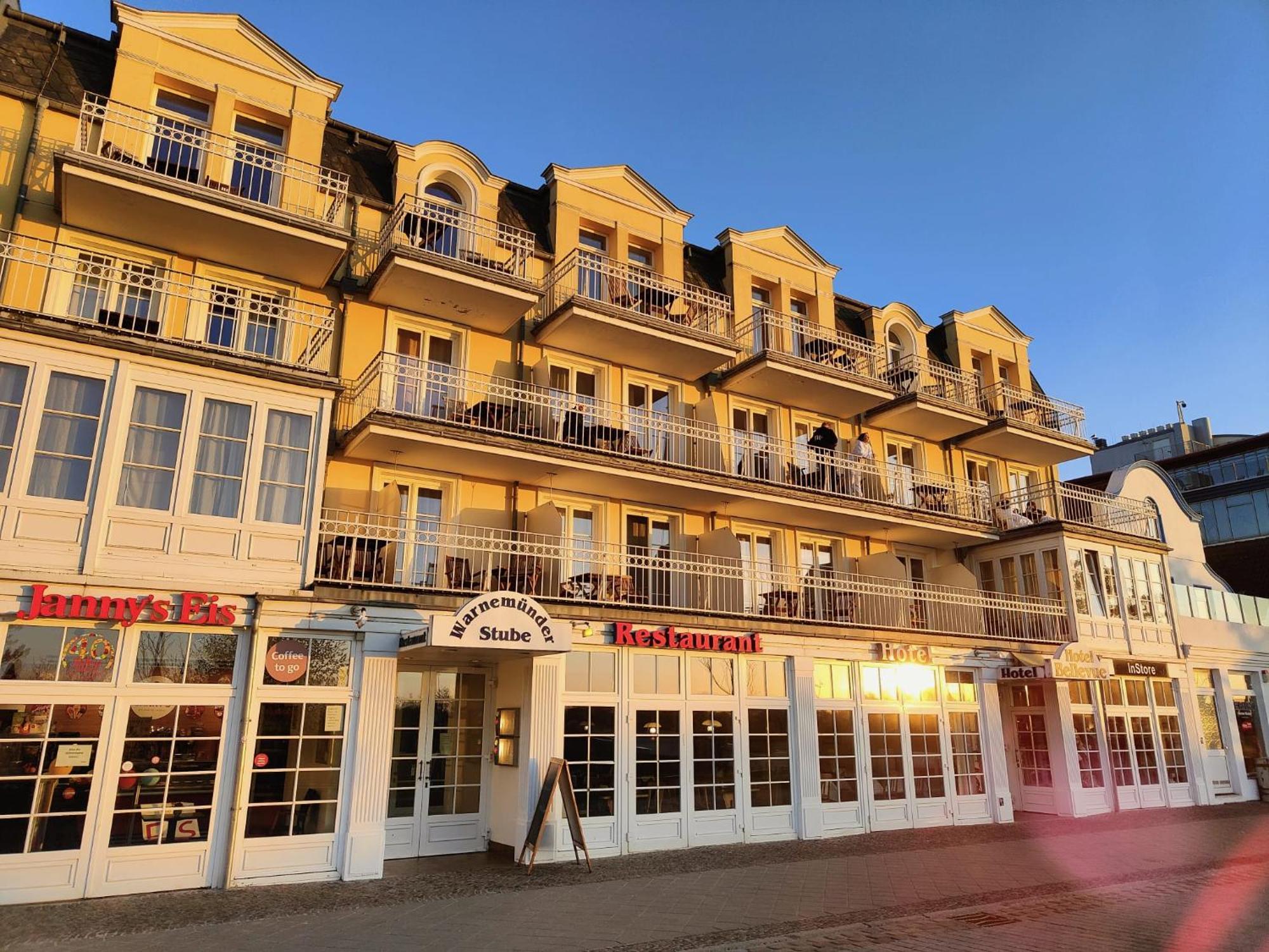 Hotel Bellevue Warnemünde Rostock Exterior foto